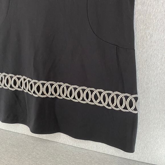 The Limited Embroidered Sheath Dress Black Women 24W Sleeveless - Picture 6 of 9